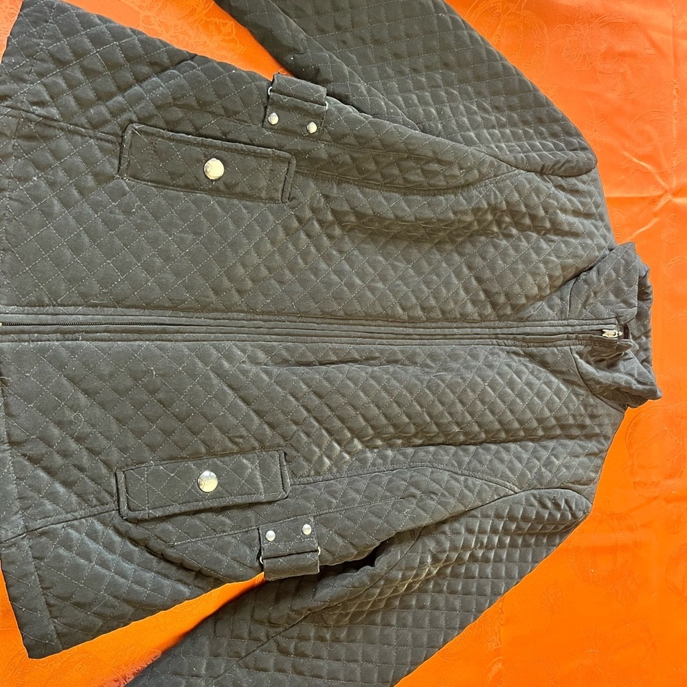 Gallery Black Quilted Jacket.